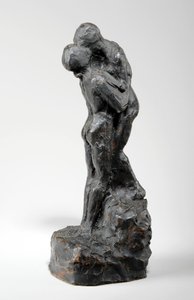 Maquette for The Kiss, ca. 1916 (malt gips) (se også 440230)