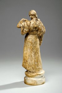 Maquette for a Figure of Justice (gips) av William Hamo Thornycroft