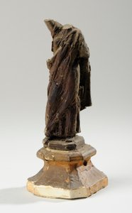 Maquette for figuren Courage på Gladstone Memorial på The Strand, London, ca. 1905 (plasticine) av William Hamo Thornycroft