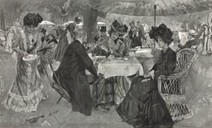 Ettermiddagste i Kensington Gardens av William Hatherell