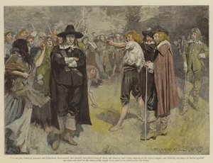 Illustrasjon for The Vengeance of Dungarvan, av E Lester Arnold (chromolitho) av William Hatherell