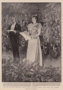 Til støtte for offiserers hustruer og familiefond, Gud redde dronningen av William Hatherell