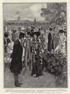 Det første løpsmøtet på den nye banen i Phoenix Park, Dublin