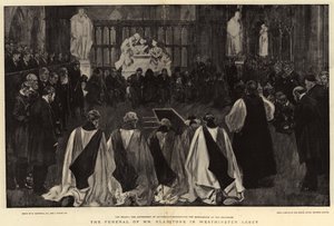 Begravelsen til Mr Gladstone i Westminster Abbey