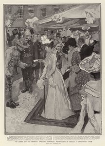 Dronningen og Imperial Yeomanry Hospitaler, presentasjon av medaljer i Devonshire House