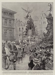 Vandyck-jubileet i Antwerpen, Vandyck-bilen i den store prosesjonen av William Hatherell