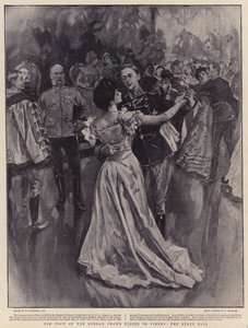 Besøket til den tyske kronprinsen i Wien, statsballet av William Hatherell