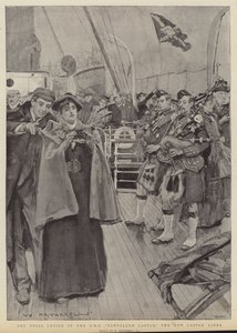 Prøvecruise av RMS Tantallon Castle, det nye cruiseskipet av William Hatherell