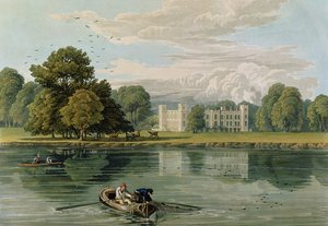 Sion House, gravert av Robert Havell (1769-1832) 1815 (fargegravering)