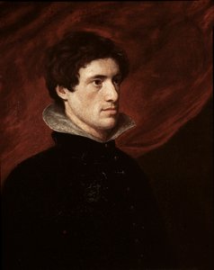 Portrett av den engelske forfatteren Charles Lamb (1775-1834) Maleri av William Hazlitt (1775-1830) 1800-tallet Søn. 76,2x62,2 cm London, National Portrait Gallery av William Hazlitt