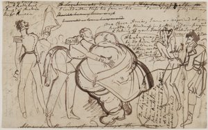 Et kyss på kongressen, 1818 av William Heath