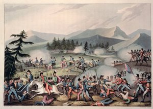 Slaget ved Barrosa, 5. mars 1811, etset av I. Clarke, aquatinted av M. Dubourg, 1811 (akvatint) av William Heath