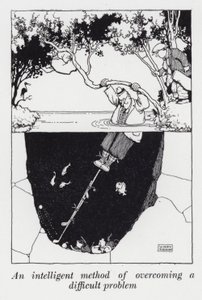 En intelligent metode for å overvinne et vanskelig problem (litho) av William Heath Robinson