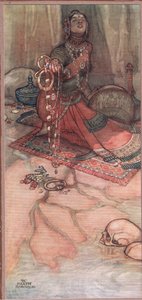 Calcutta. Meg sjøkapteinen elsket elven bygget av William Heath Robinson
