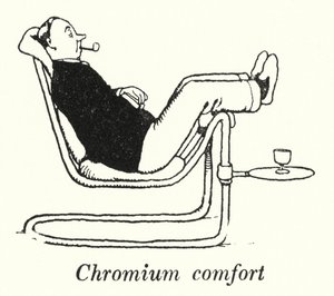 Kromkomfort (litho) av William Heath Robinson