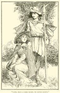 Kom, ha et godt hjerte, min søster Aliens av William Heath Robinson
