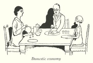 Innenlandsk økonomi (litho) av William Heath Robinson