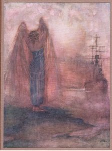 Halifax. Inn i tåken min verge prows satt frem av William Heath Robinson