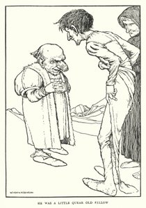 Han var en liten gammel fyr (litho) av William Heath Robinson