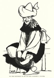 Han var naturligvis av så homofil og behagelig temperament (gravering) av William Heath Robinson