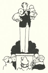 Hvordan være en perfekt ektemann (litho) av William Heath Robinson