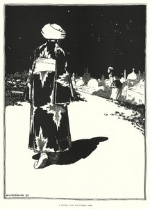 Jeg reiste meg og fulgte henne (gravering) av William Heath Robinson