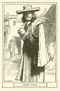 Illustrasjon for Don Quixote (litho) av William Heath Robinson