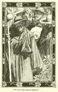 Illustrasjon for Don Quixote (litho) av William Heath Robinson