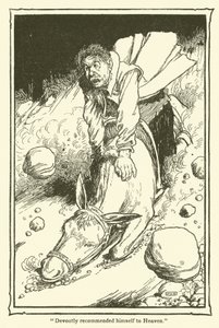 Illustrasjon for Don Quixote (litho) av William Heath Robinson