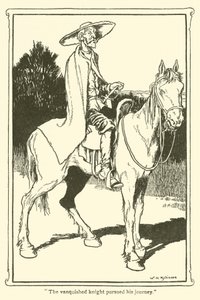 Illustrasjon for Don Quixote (litho) av William Heath Robinson