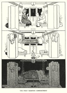 Illustrasjon for Railway Ribaldry av W Heath Robinson (litho) av William Heath Robinson