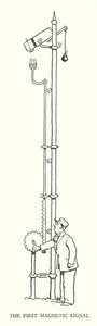 Illustrasjon for Railway Ribaldry av W Heath Robinson (litho) av William Heath Robinson