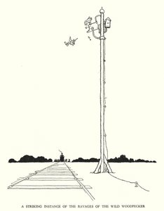 Illustrasjon for Railway Ribaldry av W Heath Robinson (litho) av William Heath Robinson