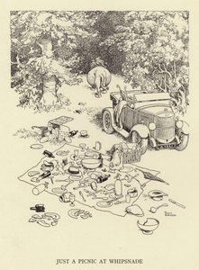 Bare en piknik på Whipsnade av William Heath Robinson
