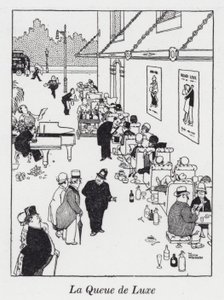 The Luxury Tail (litho) av William Heath Robinson