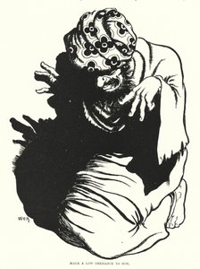 Gjorde en lav ære for ham (gravering) av William Heath Robinson