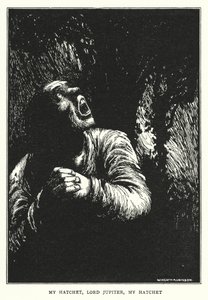 Min økse, Lord Jupiter, min økse (litho) av William Heath Robinson