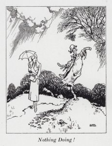 Ingenting gjør! (litho) av William Heath Robinson