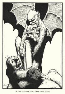 O den forferdelige Coylen som de beholder! (litho) av William Heath Robinson