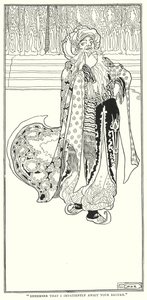 "Husk at jeg utålmodig venter på at du kommer tilbake" (gravering) av William Heath Robinson