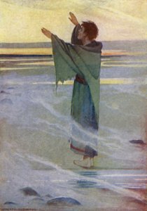 Historier fra Chaucer (farge litho) av William Heath Robinson