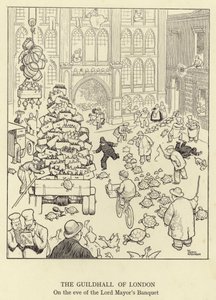 The Guildhall of London, på tampen av Lord Mayor