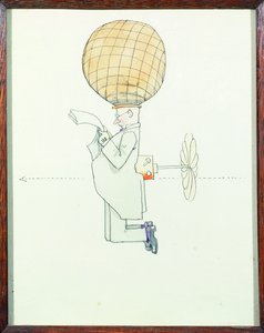 Det personlige luftreisesystemet for herrer av William Heath Robinson