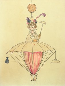 Det personlige flyreisesystemet for damer av William Heath Robinson