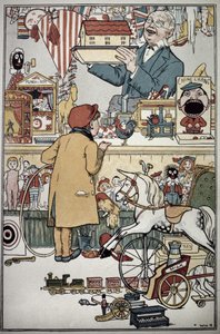 Lekebutikken, 1900 (trykk) av William Heath Robinson