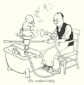 Morens hjelp (litho) av William Heath Robinson