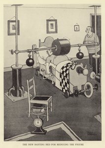 Den nye bantingsengen for å redusere figuren av William Heath Robinson