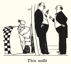 Tynne vegger (litho) av William Heath Robinson
