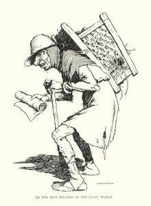 Til den mest elskede av faire kvinnene (litho) av William Heath Robinson
