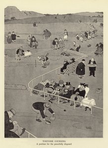 Tortoise coursing, et tidsfordriv for fredelig anlagte av William Heath Robinson